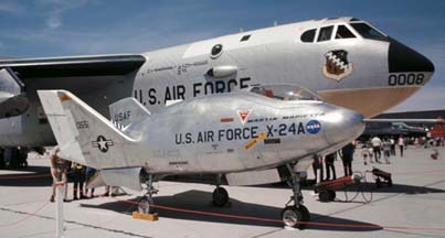X-24A with NB-52B at 1970 Edwards AFB Open House