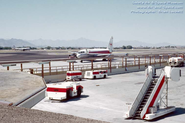 TWA Convair 880 at Phoenix, Arizona on September 10, 1972