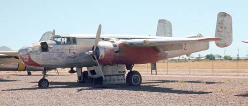 North American B-25J Mitchell, NL9117Z at Falcon Field, Arizona on May 4, 1974