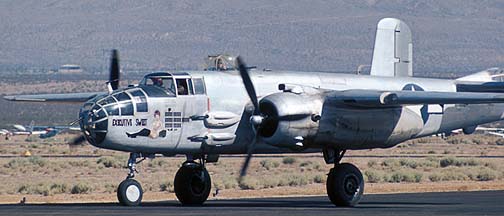 North American B-25J Mitchell, N30801 Executive Sweet at the Mojave Air Races on June 19, 1975