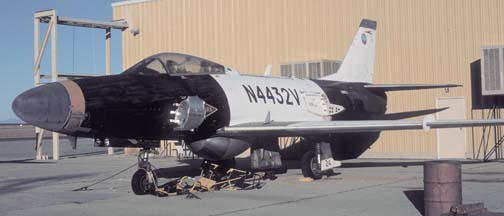 SAAB A32 Lansen, N4432V at Mojave on November 9, 1986