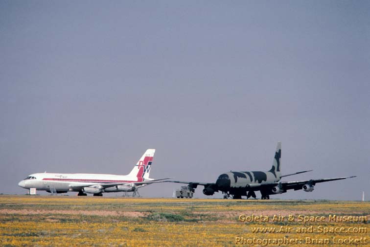 Convair 880, N375 and a DC-8 that appeared in Hot Shots