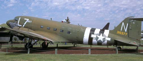 C-47A 43-15977, Castle Air Force Base Museum, September 17, 1992