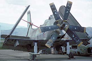 Douglas A2D Skyshark, Chino Airport on October 17, 1993