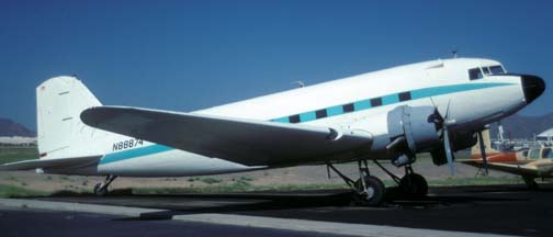 Douglas C-47A, N88874, Falcon Field, Arizona, September 30, 1999