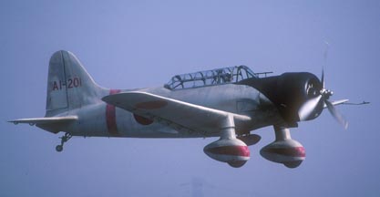 Aichi D3A Val replica (modified Consolidated-Vultee BT-15)