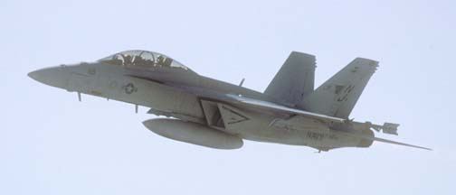 Boeing-McDonnell-Douglas F/A-18F Super Hornet of VFA-122 based at Lemoore NAS