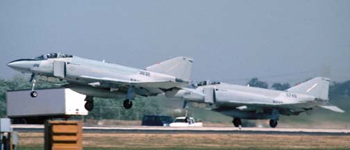 McDonnell-Douglas QF-4S+ Phantom IIs, 155749, VX-30 #124 and 153832, VX-30 #126