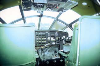 Display of pictures of the interior of RB-36H, 51-13730