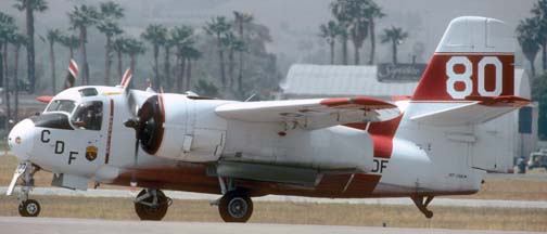 Grumman S-2 #80, N404DF at SBA on June 5