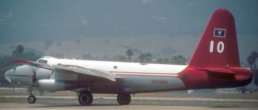 Lockheed P-2 #10, N4235N at SBA on June 5