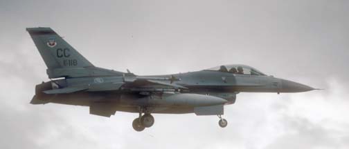 Lockheed-Martin F-16C Block 52 Fighting Falcon, 97-118 of the 428 FS of the 27FW based at Canon AFB