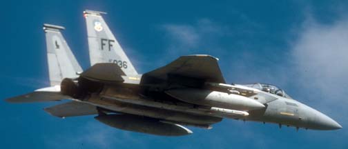 Boeing-McDonnell-Douglas F-15C Eagle, 83-036 of the 1 FW based at Langley AFB