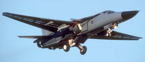 General Dynamics RF-111, 109 of No. 6 Sqn based at RAAF Base Amberley