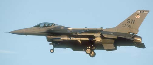 Lockheed-Martin F-16C Block 50D Fighting Falcon, 91-360 of the 20 FW based at Shaw AFB