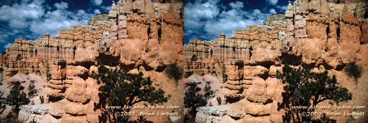 Cross your eyes to see the Fairyland Trail in stereo
