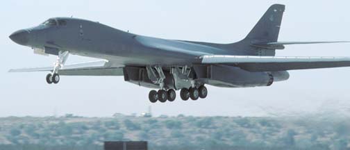 Boeing-Rockwell B-1B Lancer, 86-0112 of the 9BS based at Dyess AFB, TX