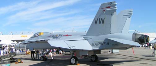 McDonnell-Douglas F/A-18C Hornet, 165186 #201 of VMFA-314