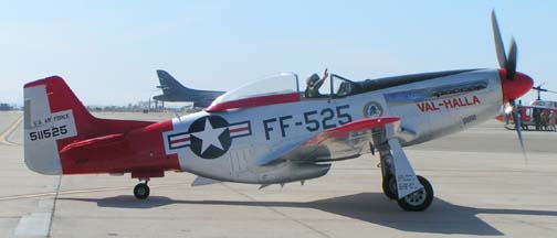 North American P-51D Mustang, N151AF Val Halla is piloted by Bill Anders