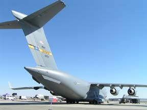 Boeing-McDonnell-Douglas C-17A Globemaster III, 01-0194 of the 437 AW and 315 AW based at Charleston, North Carolina