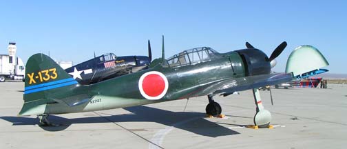 Mitsubishi A6M Zero, NX712Z of the Southern California Wing of the CAF