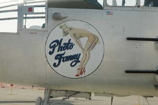 North American B-25J Mitchell, N3675G Photo Fanny nose art