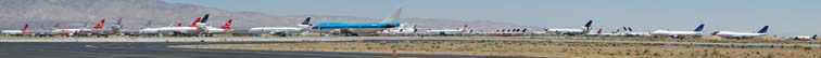 Retired airliners at Mojave