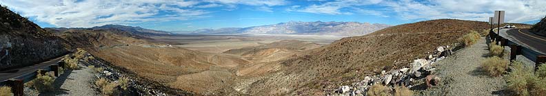 Panamint Valley overlook panorama