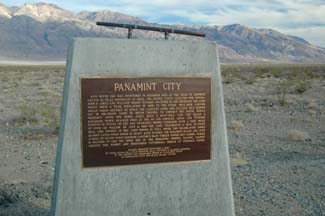 Panamint City monument