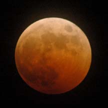 Eclipsed Moon October 27, 2004