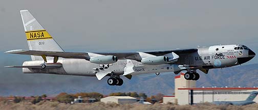 Boeing NB-52B Stratofortress dislays
