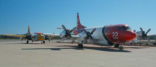 Aero Union Lockheed P-3A Orion, N922AU Tanker 22 and Minden Air SP-2H Neptune, N4692A Tanker 48, October 4, 2005