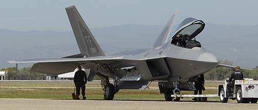 Lockheed-Martin F-22A Raptor 05-4084 of the 1st Fighter Wing