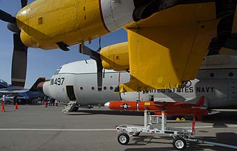 DC-130A 570497 of VX-30 Bloodhounds and BQM-74E Chukar
