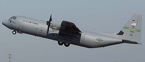 Channel Islands ANG Lockheed-Martin C-130J-30 Hercules 05-1465 of the 115th Airlift Squadron of the 146th Airlift Wing