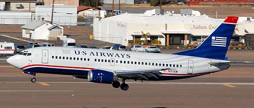 US Airways Boeing 737-3G7 N311AW, Phoenix, December 27, 2007