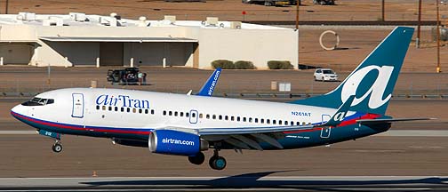 AirTran Boeing 737-76N N261AT, Phoenix, December 27, 2007