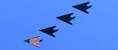 Last flight of Stealth Fighters from Holloman AFB, April 21, 2008
