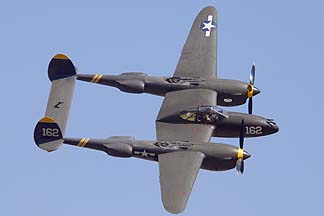 Lockheed P-38J Lightning NX138AM 23 Skidoo