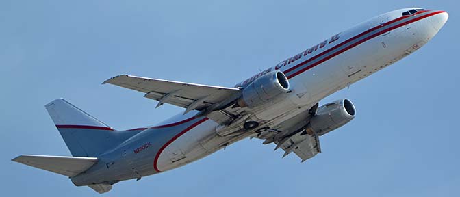 Kalitta Charters Boeing 737-4C9F N730CK, Phoenix Sky Harbor, August 3, 2017
