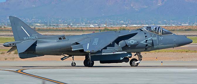 Marine Corps McDonnell-Douglas AV-8B Harrier BuNo 164117, Phoenix-Mesa Gateway Airport, August 27, 2017