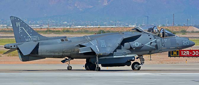 Marine Corps McDonnell-Douglas AV-8B Harrier BuNo 163883, Phoenix-Mesa Gateway Airport, August 27, 2017