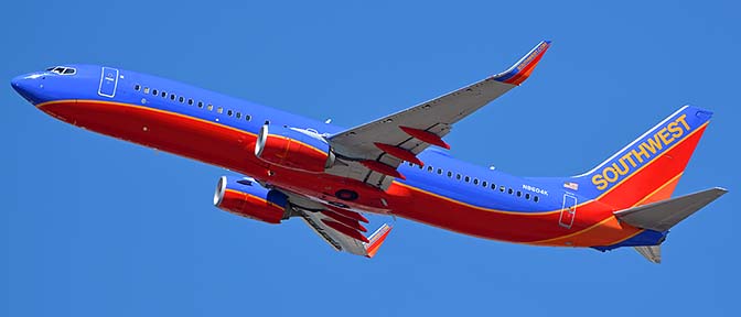 Southwest Boeing 737-8H4 N8604K, Phoenix Sky Harbor, September 16, 2017