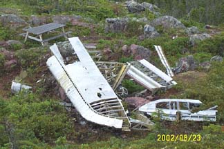 RB-36H-25, 51-13721 wreckage