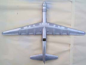 GRB-36D airbrushed with aluminum lacquer