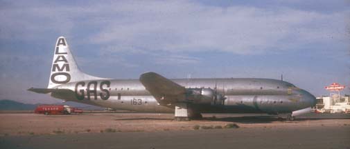 Lockheed R6V Constitution, BuNo 85163 at las Vegas