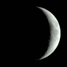 Waxing Crescent Moon July 21, 2004