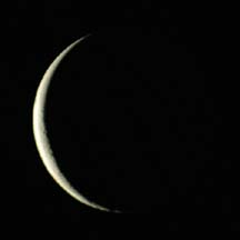 Waning Crescent Moon August 13, 2004