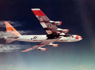 NB-52A carrying the X-15-1 on April 13, 1960