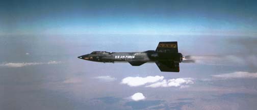 X-15-3 immediately after launch in 1962
